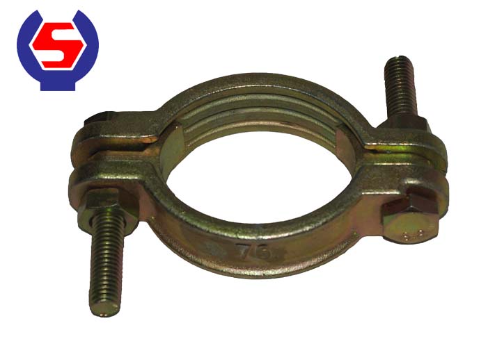 Malleable Iron Double Bolt Hose Clamps