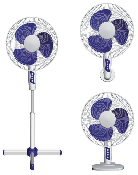 16 Stand Fan (3in1)  CRYSF-16BI(3in1) switch box type1