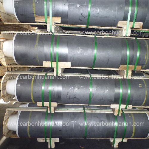 Good Electrical Conductivity HP Graphite Electrode With Nipple For Refining Furnace