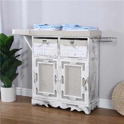 Wooden Ironing Board Cabinet