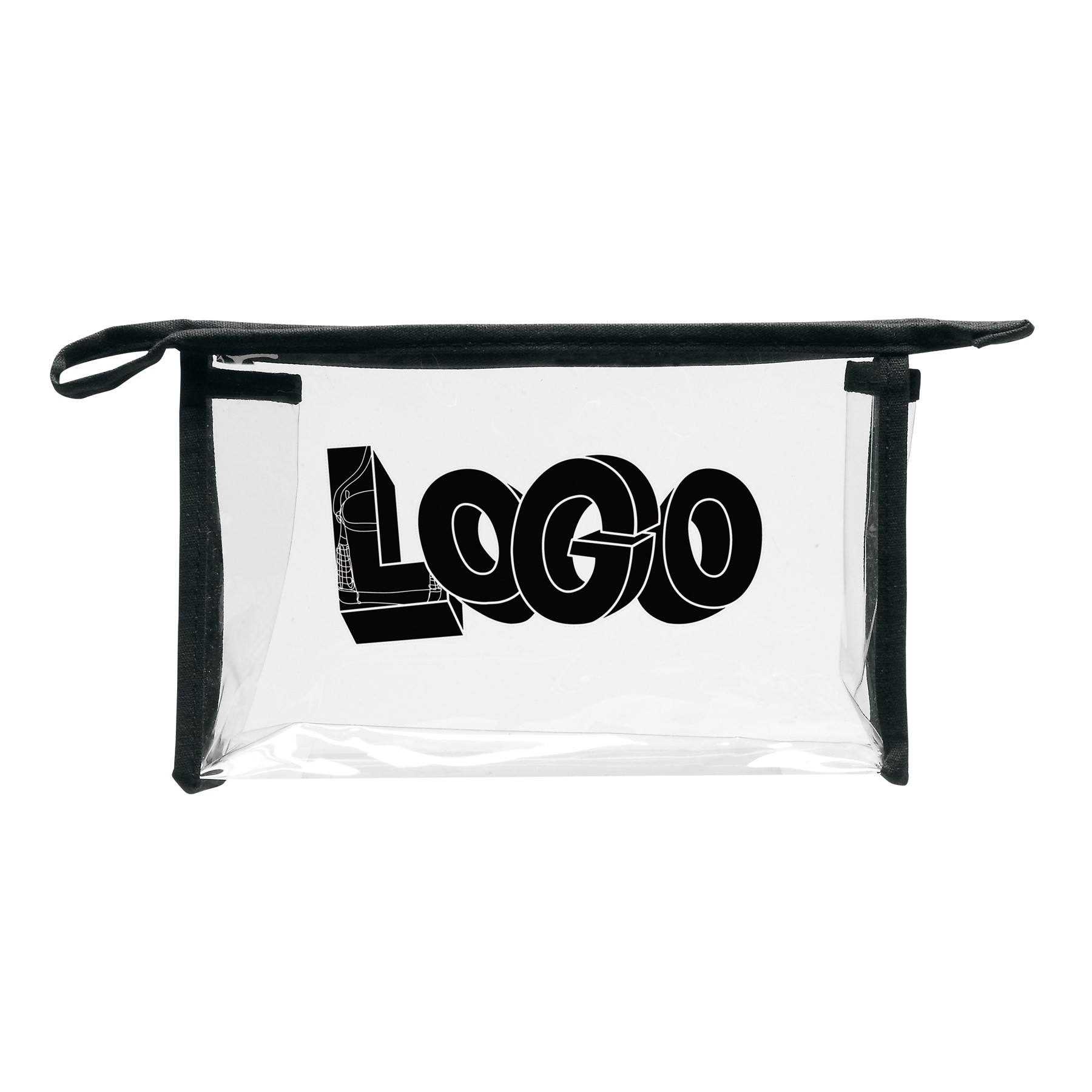 Transparent Zip Cosmetic Bag  Custom Cosmetic Bag wholesale  Individuality Cosmetic Bag