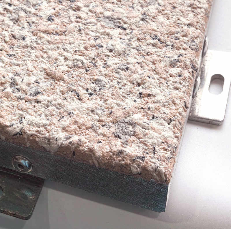 Stone pattern aluminum decorative solid panel 