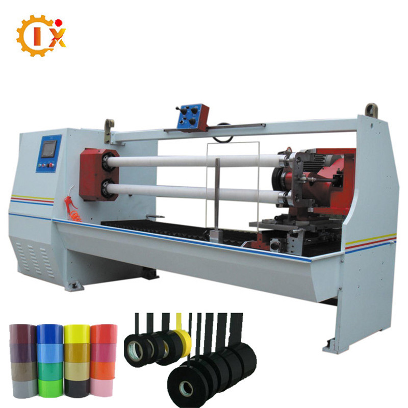 GL- 702 double shafts , double blades Automatic medical cotton tape / masking tape / pvc electrical tape cutting machine