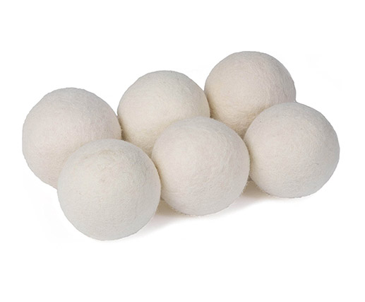 Cheap wholesale practical 8cm natural gray wool dryer ball