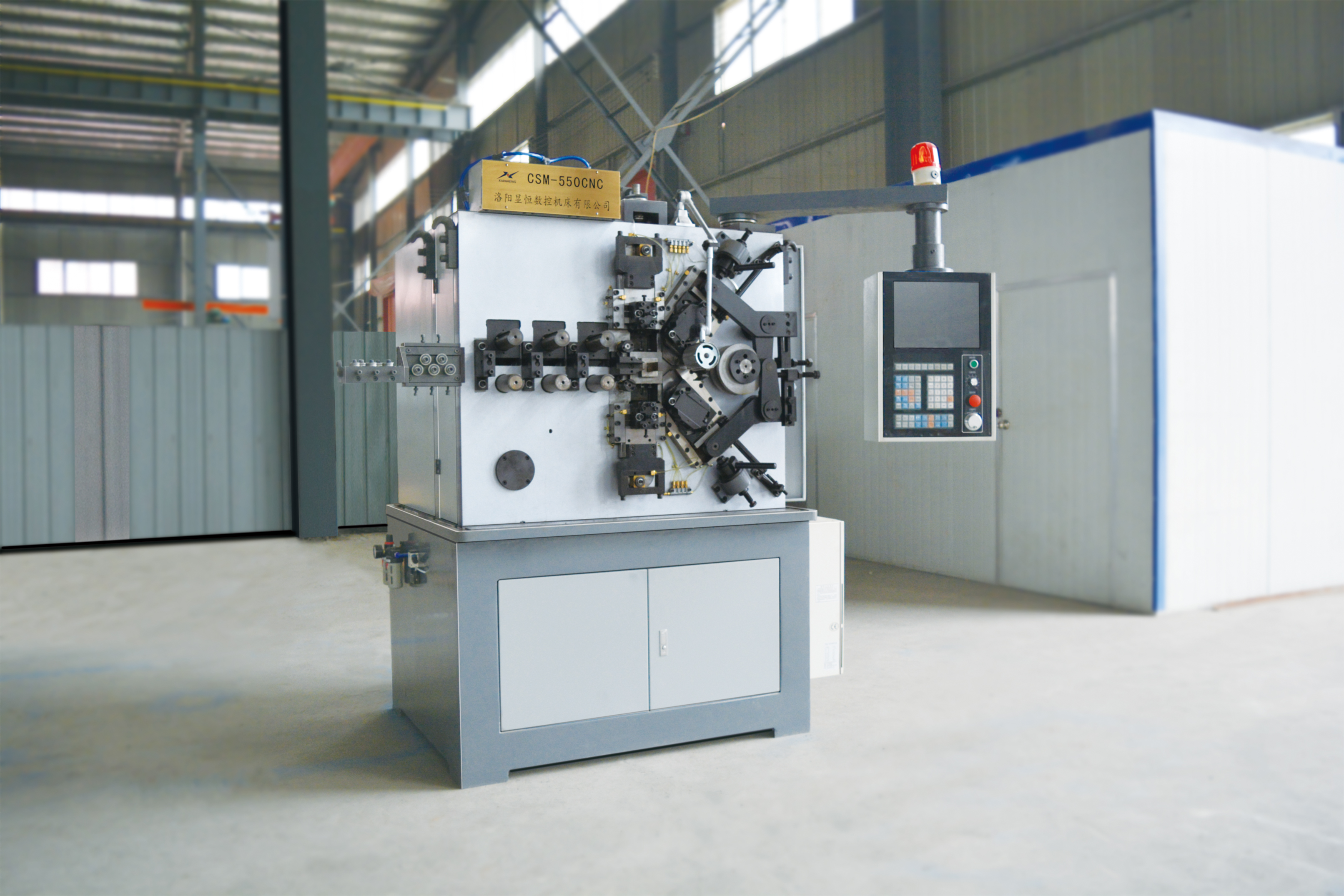 CSM 550 CNC compression Spring coiling Machine