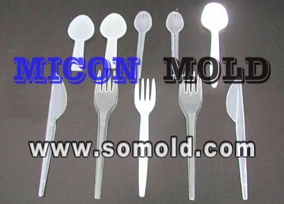 勺子模具，塑料餐具模具，刀叉勺模具，一次性塑料刀叉勺模具，塑料勺子模具，冰淇淋勺子模具