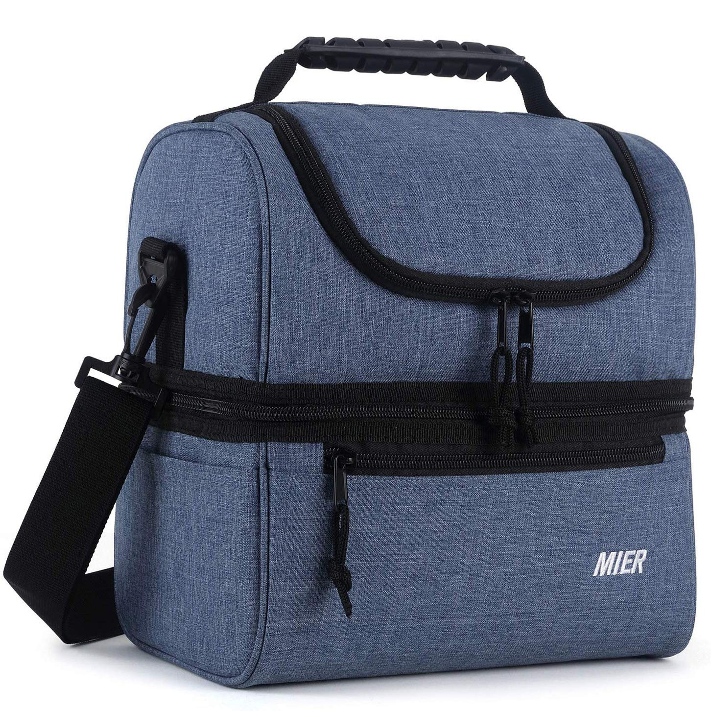 MIER Adult Insulated Lunch Bag Large Cooler Tote Bag