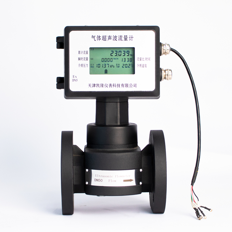 Gas ultrasonic flow meter