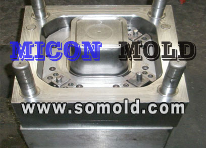 plastic injection mould,rectangular food container mould