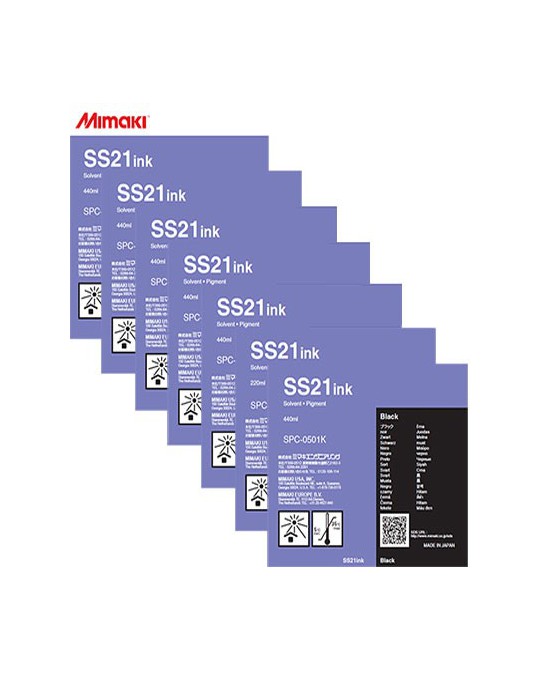Mimaki SS21 Solvent Ink Cartridge 440ml Silver