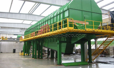 Sanitation equipment cleaning process about waste sorting system