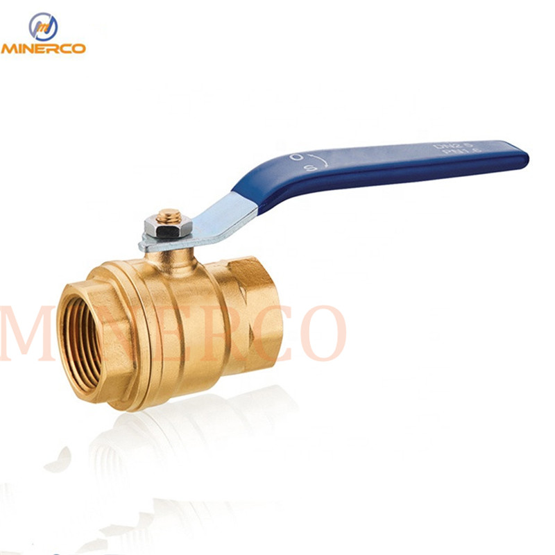 Factory Water Supply 1inch Wog Nickel Plate Long Handle Brass Ball Valve