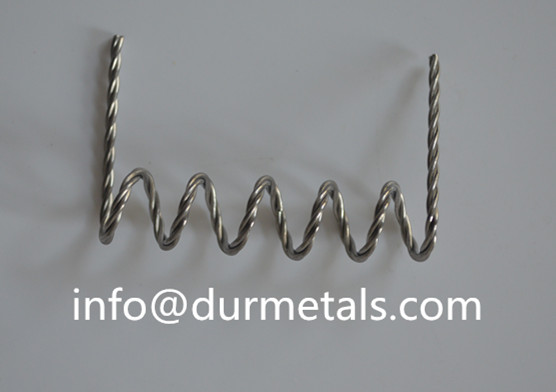 polished tungsten stranded wire for vacuum coating