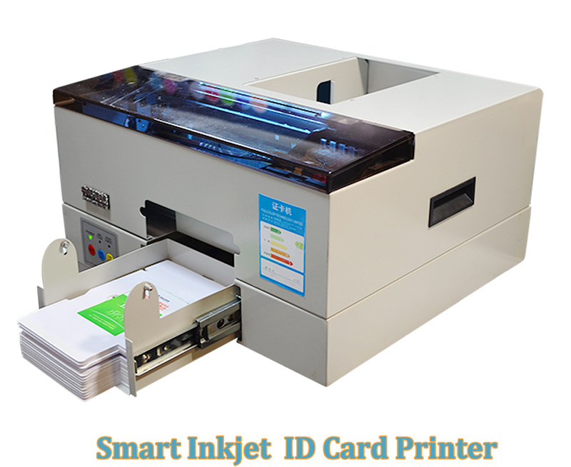 Smart Automatic Inkjet PVC ID Card Printer