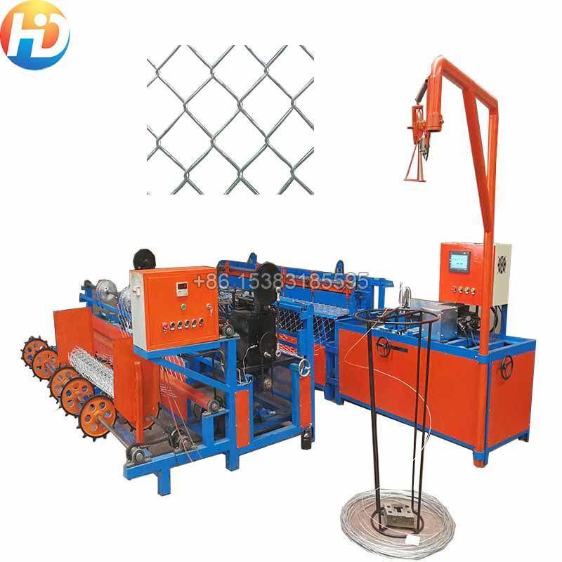 Single Wire Fully-Automatic Chain Link Fence Machine