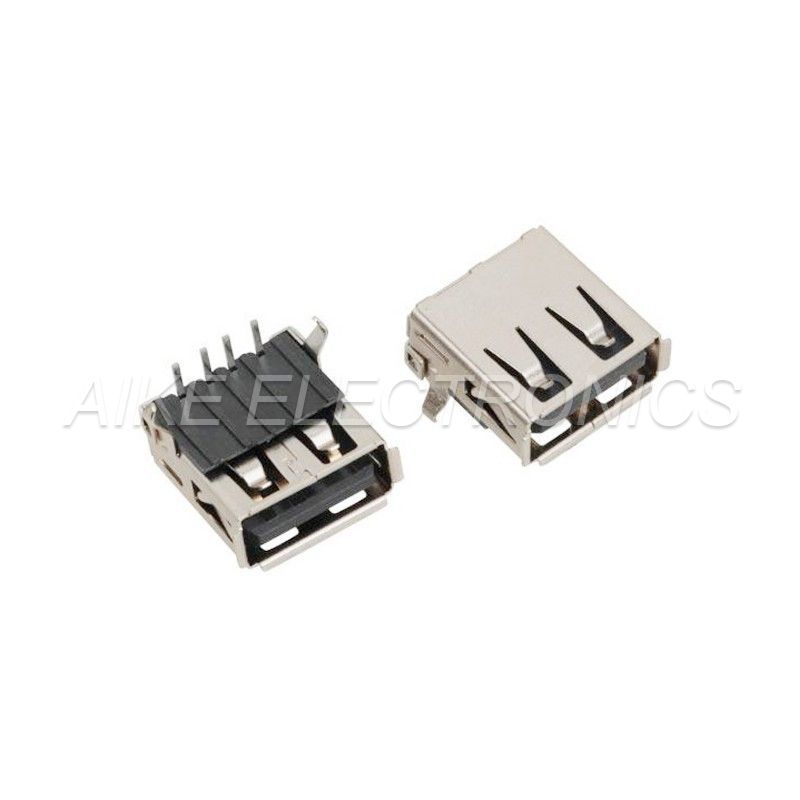 Standard USB 2.0 A Type Female,Right Angled,DIP type