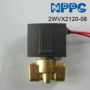  High quality 2way Fluid Brass solenoid valve.Normally closed type. Model:VX2120-08