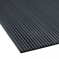 Anti-slip Fine Ribbed Rubber Sheet Width: 1~1.5m Length: 1~20m