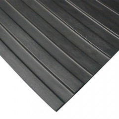 Anti-slip Wide Ribbed Rubber Sheet Width: 1~1.5m Length: 1~20m