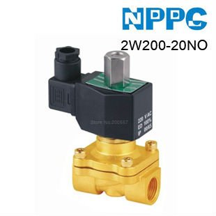 High quality 2way Fluid Brass solenoid valve.Normally Open type. Model: 2W200-20NO