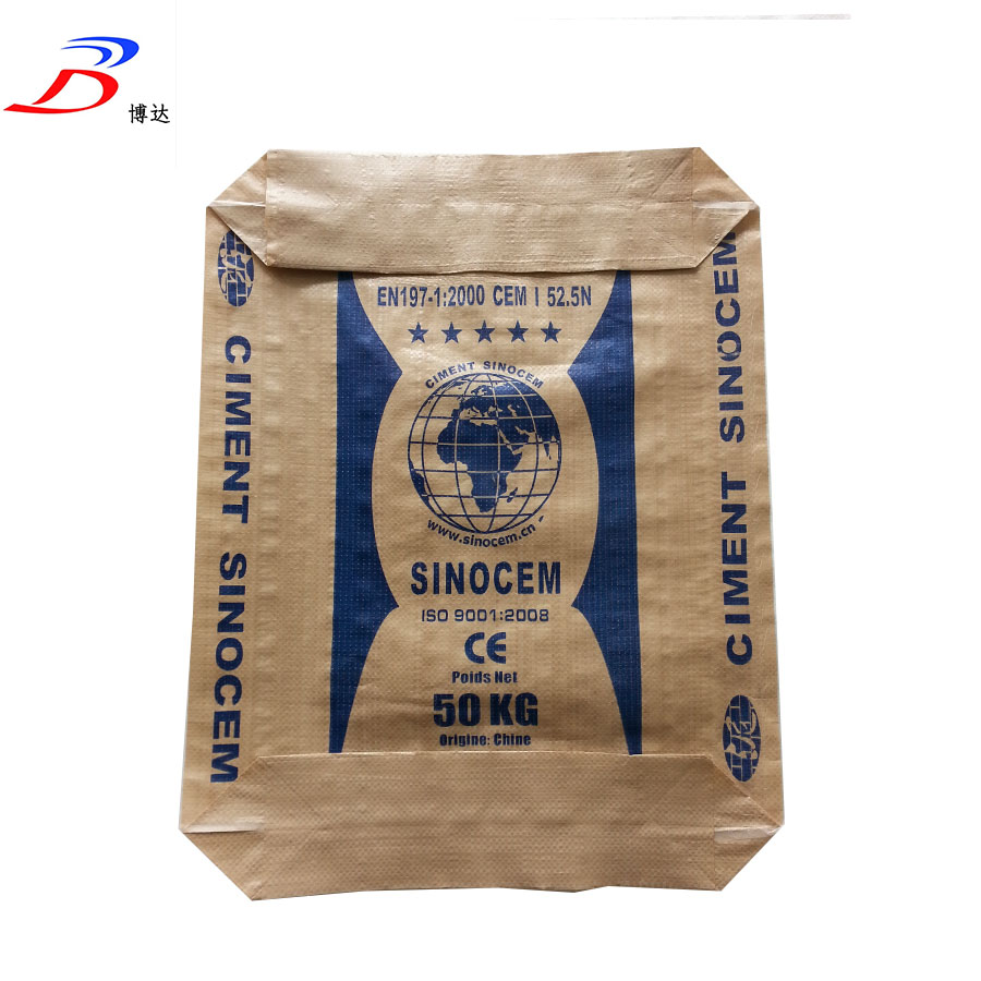 Hot Selling PP Woven Plastic Cement 50 kg valve bag 