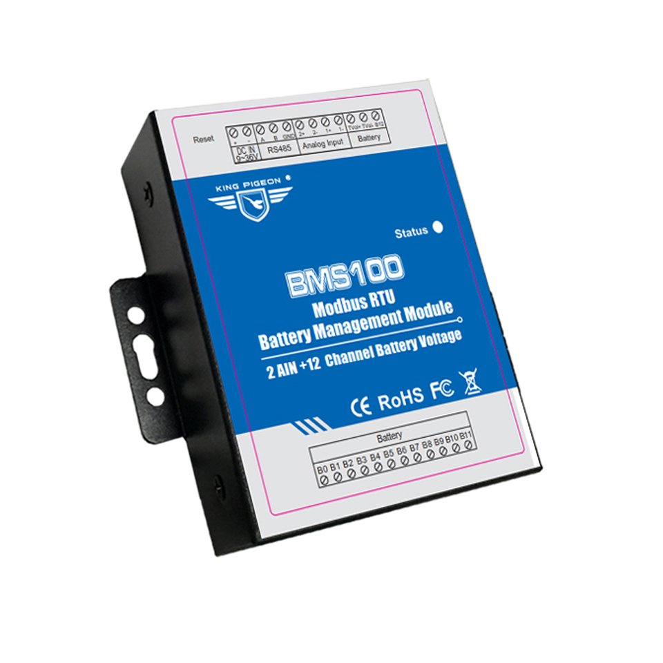 BMS 100电池监控管理系统，用于BTS服务器机房电池组太阳能电池板电池监控控制物联网解决方案