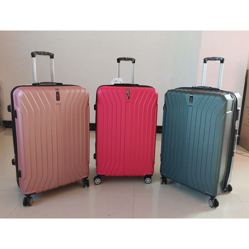 Simple Fashion Style Trolley Luggage carry on suitcase with Spinner wheels