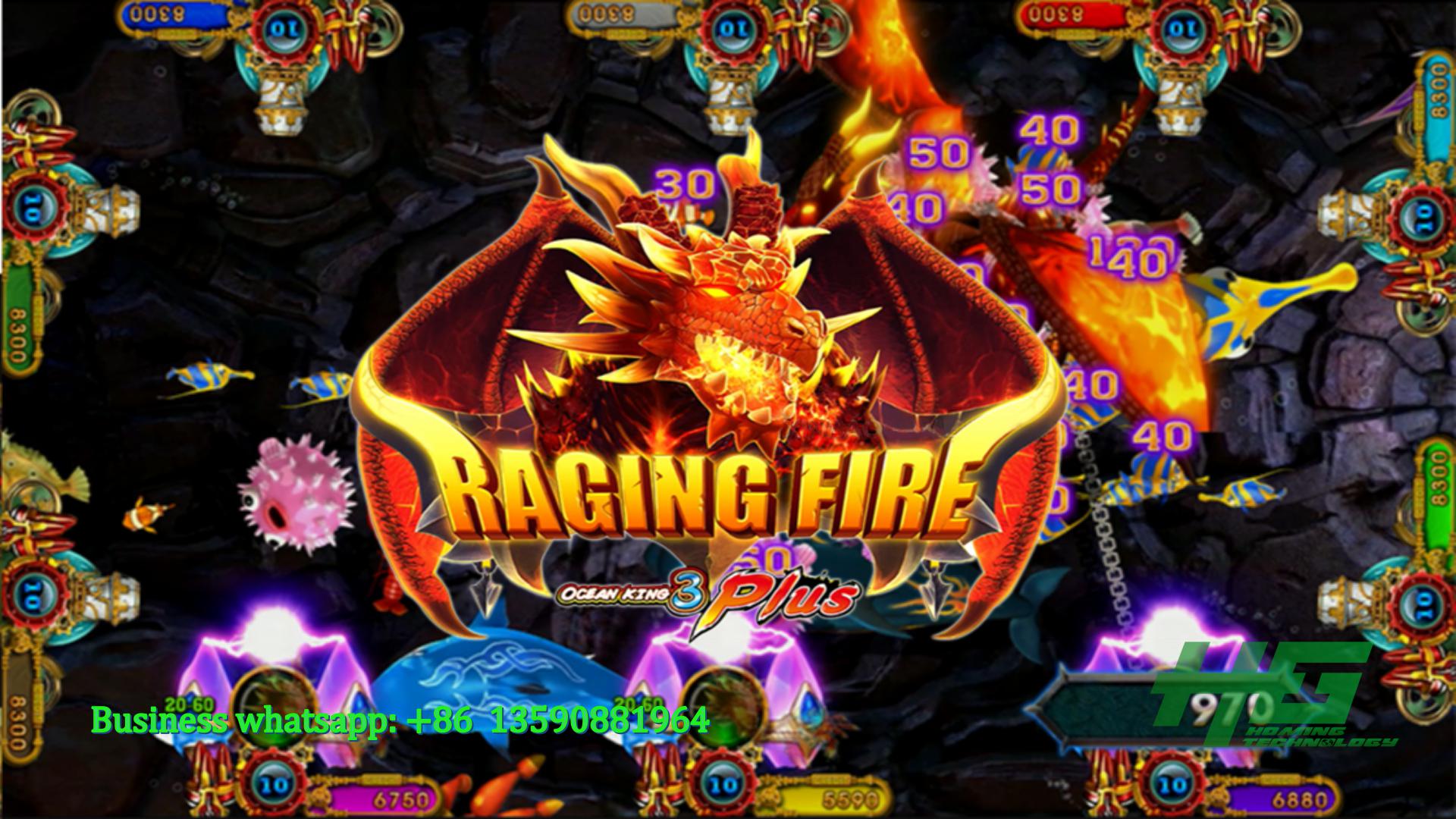 IGS Original Ocean King 3 Plus Raging Fire Fishing Game,Raging Fire Fish Hunter Casino Game Machine For Sale