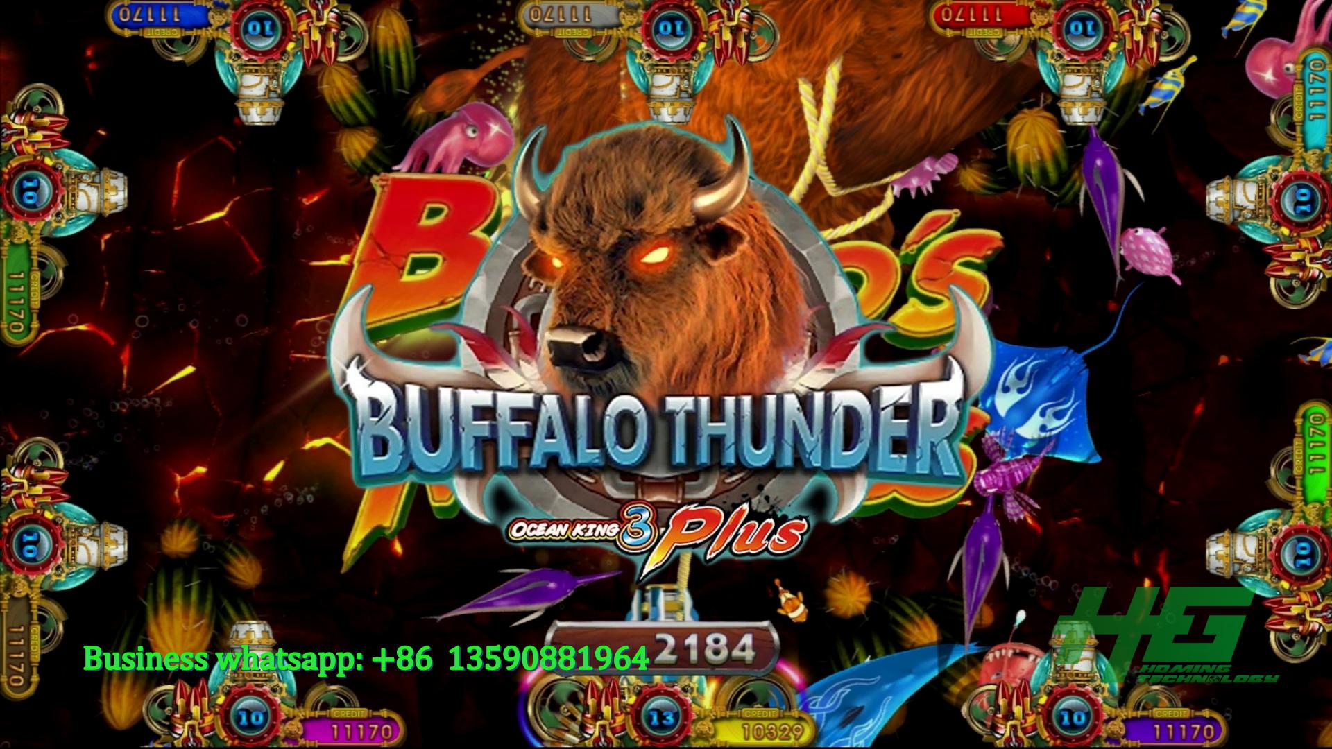 IGS Original Ocean King 3 Plus Buffalo Thunder,Buffalo Thunder Fish Casino Game Machine For Sale
