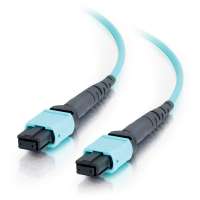 MTP® Compatible MPO to 6 Duplex Fiber Breakout Cable OM3 riser rated