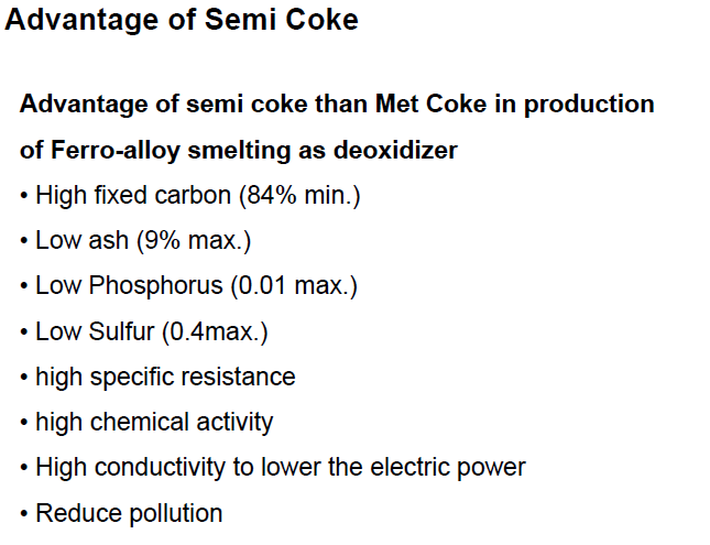 semi coke