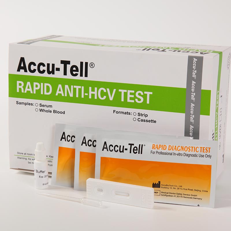 Accu-Tell® HCV Rapid Test Cassette/Strip (Whole Blood/Serum/Plasma)
