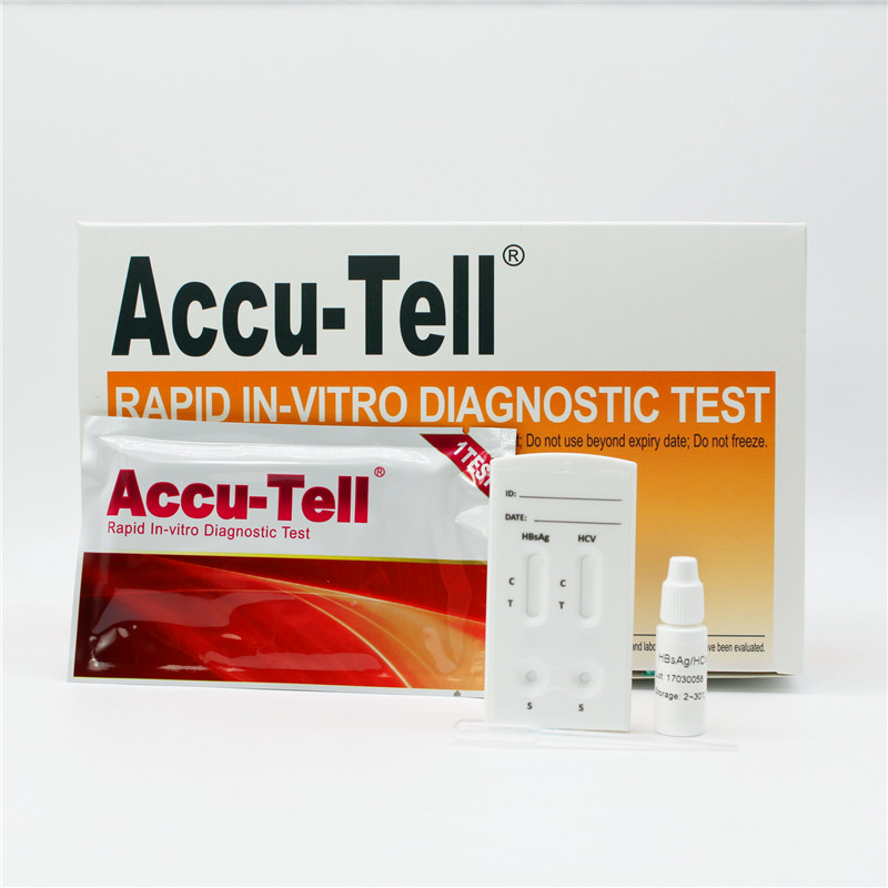 Accu-Tell® HBsAg/HCV Combo Rapid Test Cassette (Serum/Plasma)