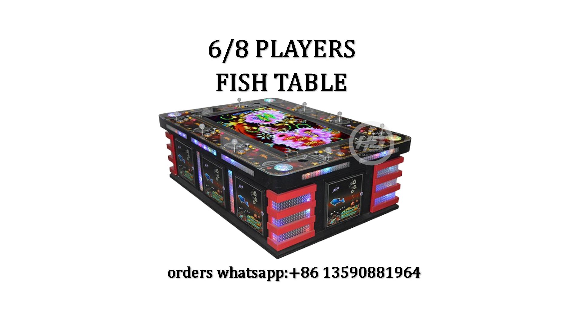 Luxury 6/8 Players Fishing Game Machine,Fish Table Game,Ocean King 3 Plus Fishing Game For Sale