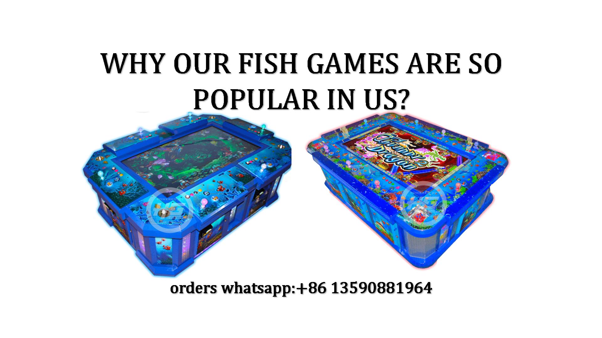 Why Our Fish Games Are So Popular in US Market?Ocean King 3 Plus,Fish Game Machine,Fish Table Game For Sale