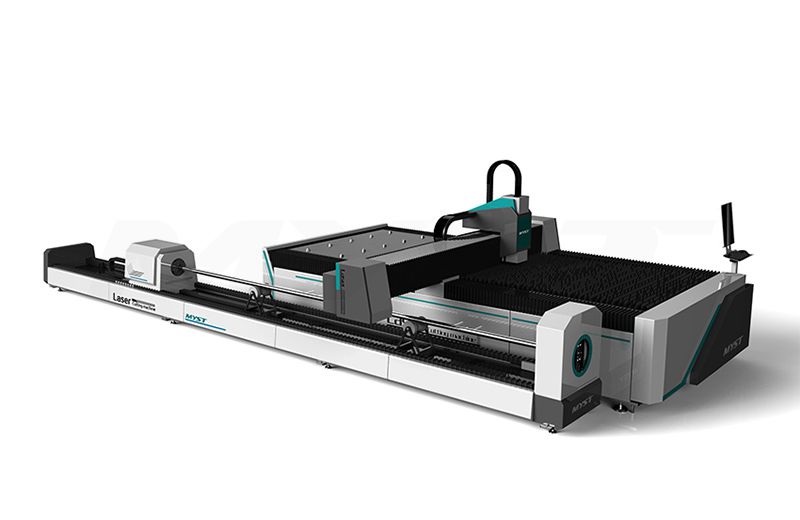 Excellent CNC Fiber Laser Cutting Machine With Rotary MTF3015R  cnc laser cutting machine price   professional laser cutting machine supplier 