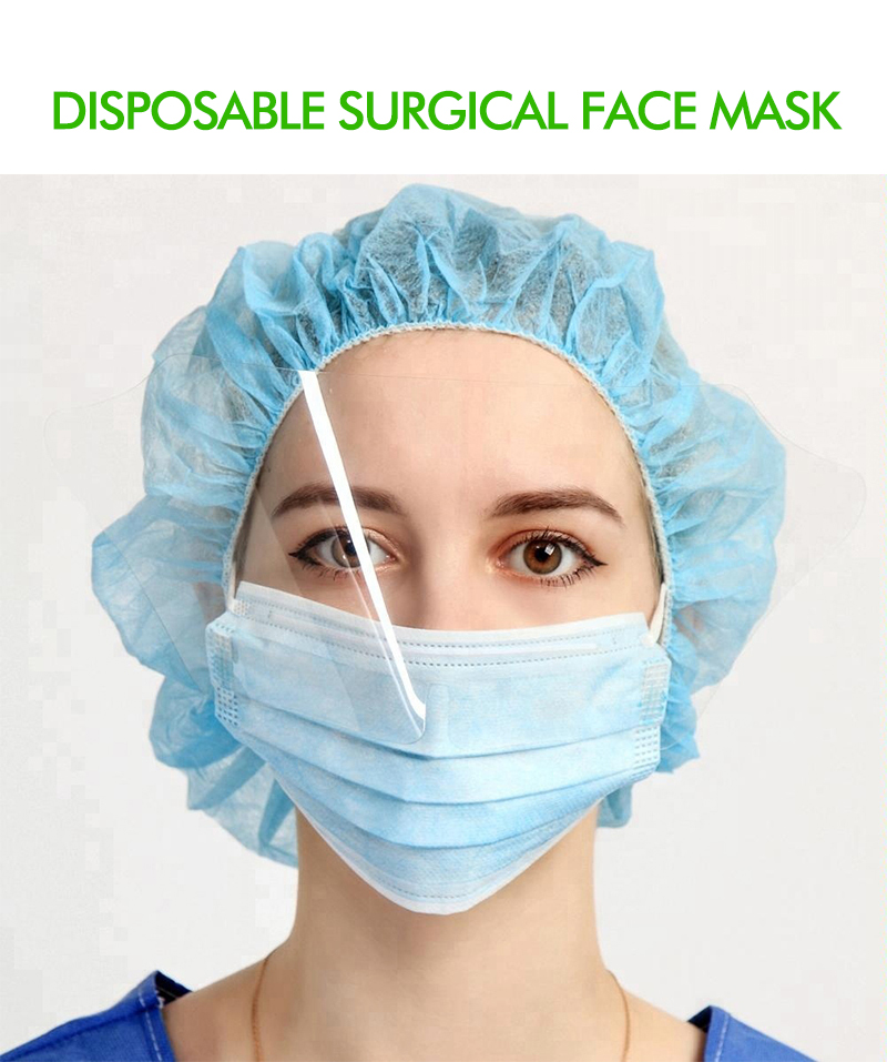 Disposable surgical face mask