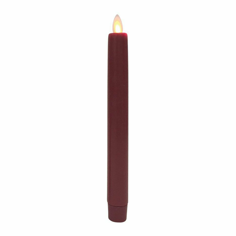Red Flickering Flameless Candles, Led Taper Candles, Moving Wick Candles Manufacturer