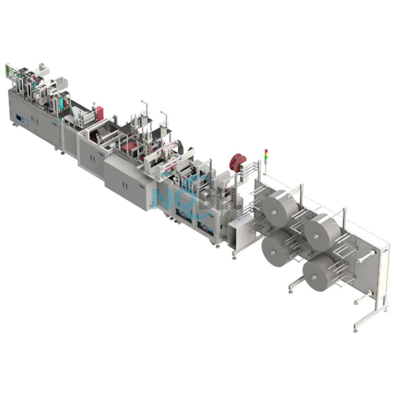 NBL-2700 High-speed Fully Automatic Mask Production Line High-Speed Mask Production Line Non Woven Mask Making Machine Manufacturer