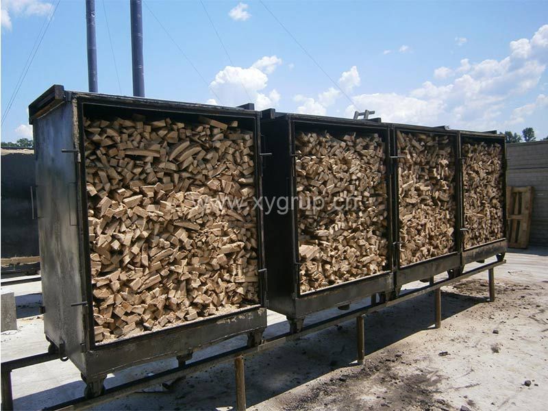Dry Distillation Wood Charcoal Carbonization Furnace