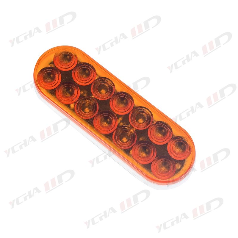 LED trailer 6 Oval Stop/Parking/Turn Signals/Tail Light amber