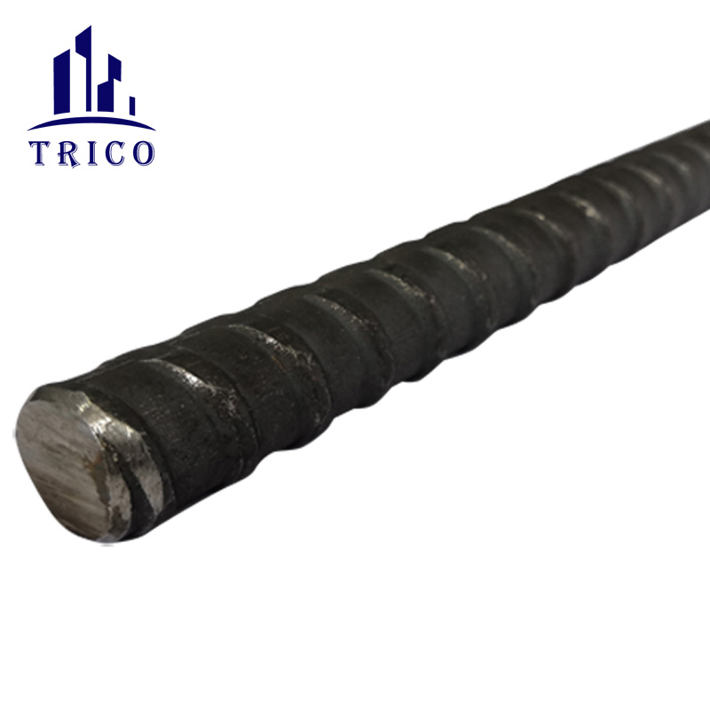 Hot Rolled Concrete Formwork Tie Rod Z Bar /  Dia15/17mm Thread Round steel bar