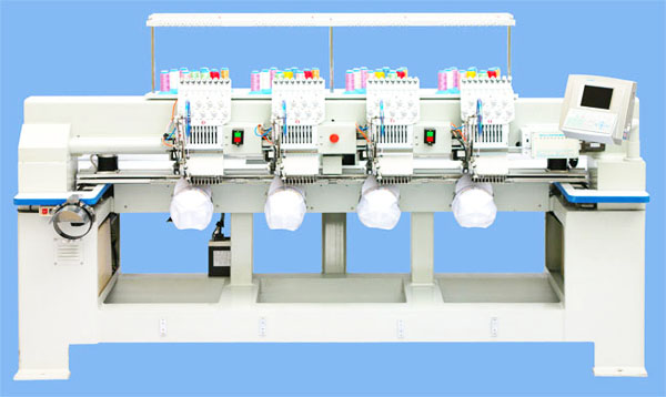 CT-904H/ CT-1204H Flat Cap Tubular 3 function Embroidery machine