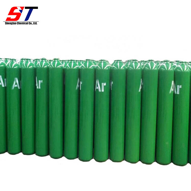 High Purity liquefied compressed gases Industrial Grade Argon Gas 