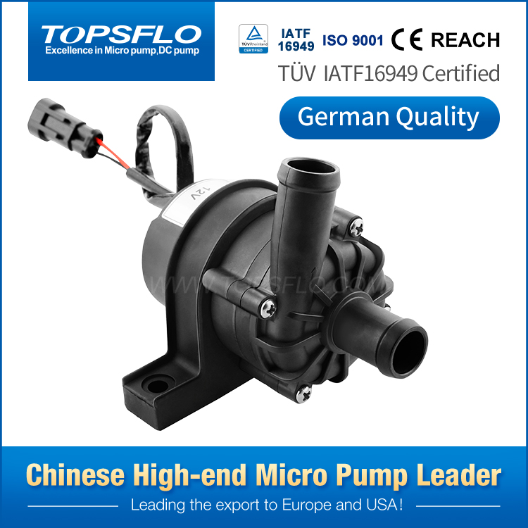 TOPSFLO high pressure 12v 24v dc brushless engine cooling automotive water pump 