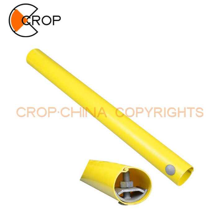 PVC plastic warning pipe for Warning Sign Pole