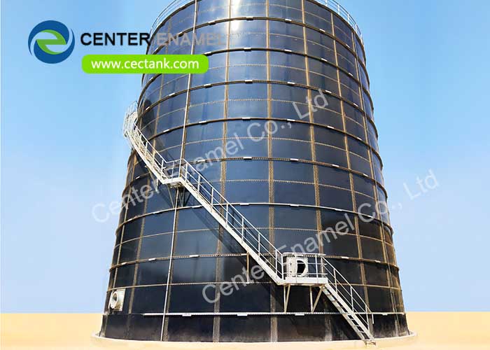 Expandable Glass Fused To Steel Liqud Storage Tanks Made Of ART 310 Steel Plate