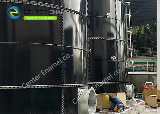 Leachate Storage Tanks For Landfill Leachate Treatment Project in JiangSu China