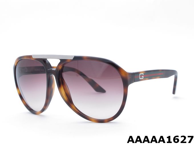 Gucci 1627 Coffee Frame With Flame Sunglasses