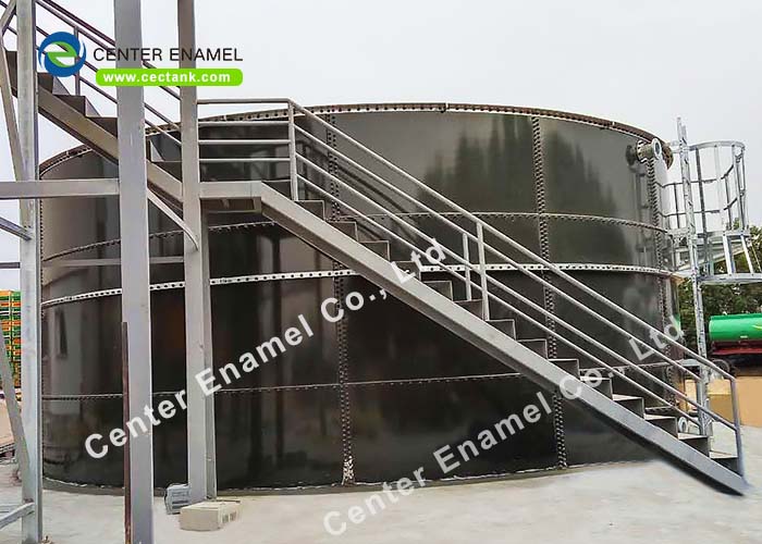 Glass Fused to Steel tank As Anaerobic Digesters For Biogas Project In Inner Mongolia
